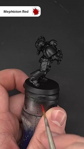 How to Paint Blood Angels Armour #shorts