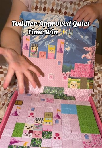 Magnetic castle blocks are such a win - open-ended play, loads of creativity, and perfect for keeping little hands busy ✨🏰 #magneticblocks