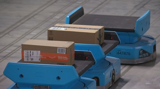 Inside the Amazon fulfillment center in Hebron ahead of the holidays