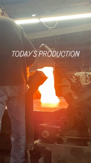 Today’s production features our stunning 14SPLP sheet glass—a vibrant blend of blue, pink, and opal! Each ladler brings their own color to the mix, creating a true three-color masterpiece. Want to see more behind-the-scenes glass magic? Give us a follow for more colorful creations! #GlassMaking #BehindTheScenes #KOG | Kokomo Opalescent Glass