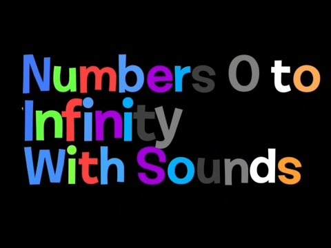 Numbers 0 to Infinity With Sounds