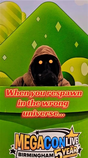 Jawa in the Wrong Universe?! 👀 Star Wars Meets Mario #StarWars #Jawa #SuperMario #Cosplay #Crossover