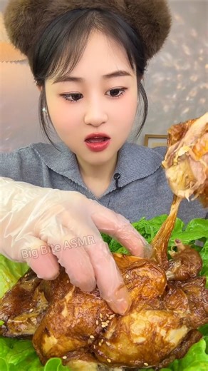 ASMR Eating Spicy Whole Chicken | Mukbang Full Chicken Homemade Meals