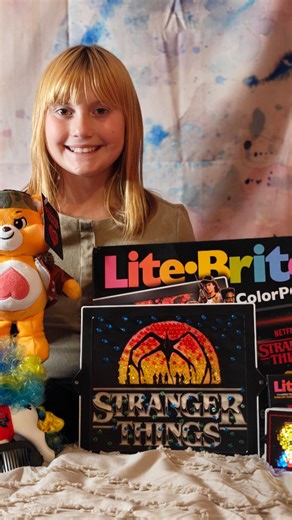 Nicole & Lacey | Enter the Upside Down with the Stranger Things x Basic Fun crossover lineup! Light it up with the Lite-Brite ColorPOP! + Mini, cuddle the... | Instagram