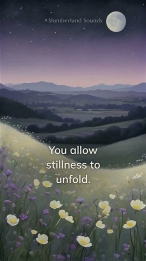 Breathe with the Sleeping Meadow Sleep Affirmations #shorts 🌼