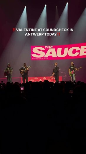 5SOS Perform Valentine - Antwerp Soundcheck EAS Tour 2026