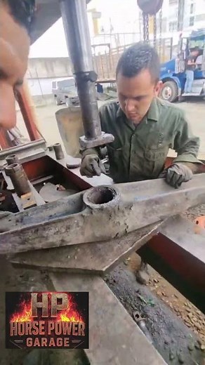 tandem connecting rod end bushing replacement #automobile #automotivebearings #machine #welding #...