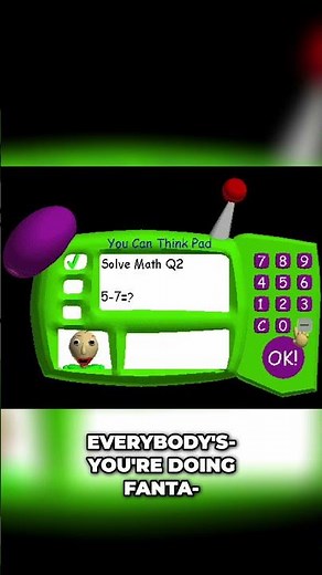 Baldi's Basics Party: Can You Survive the Math? #shorts