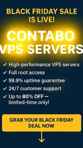 Contabo Black Friday Sale (2025)- Save Big on VPS & Dedicated Servers with Contabo Coupons