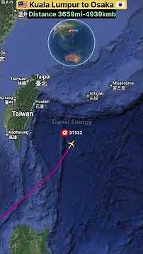 KL to Osaka Flight Map: See Your Journey Unfold!