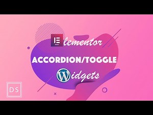 Elementor Accordion & Toggle Widgets : Horizontal accordions hover based accordions and More!