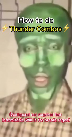 Project Slayer Thunder Combo on Roblox