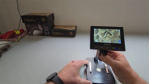 Watch Elikliv LCD Digital Coin Microscope 1000X Magnification on Amazon Live