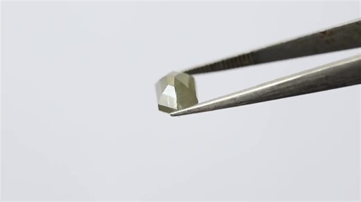 2.19 Carat Hexagon Diamond: Misty Green Salt and Pepper Loose Stone - Etsy