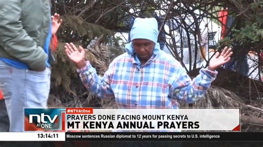 Mt Kenya annual prayers At the foothills of Mount Kenya, hundreds of pilgrims transformed ordinary farms and coffee plantations into sacred grounds of prayer. Elderly men and women, youth and children gathered with one message, peace, unity and national stability. #NTVAtOne | NTV Kenya