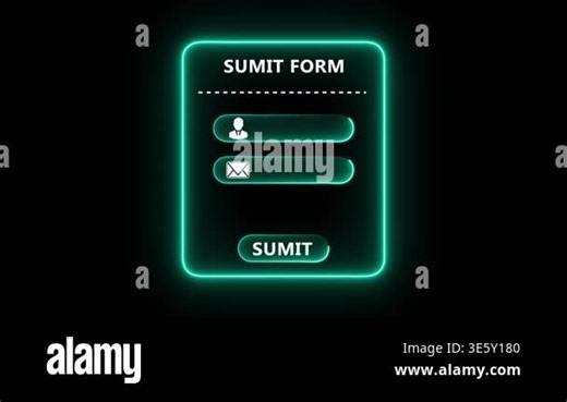 Submit form interface with user input fields and digital submission process for collecting data and managing online responses in modern systems 4k animation video Stock Video Footage - Alamy
