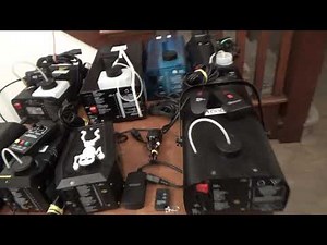 Halloween Fog Machine watts amps controllers activators explained