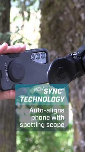 MAGVIEW Gear on Instagram: "Magview S1 or S1 mini SYNC Spotting Scope adapter. The MAGVIEW S1 and S1 mini now feature SYNC — our self-aligning magnetic system that aligns your phone with your optic for faster, more accurate digiscoping. Built-in rare-earth magnets seamlessly connect your device without the need for bulky adapters or cases. Flip open the cap, connect your device, and SYNC takes care of the alignment—so you’re always ready to capture the moment. The SNYC does not work for binocula