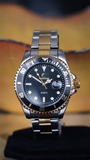 The "Guinness" — Boldness Meets Elegance. 🖤✨ Elevate your collection with this stunning two-tone masterpiece. Featuring a deep black dial paired with luxurious yellow gold accents, this watch is the definition of a classy statement piece. ✅️AVAILABLE- ON HAND ⌚ "GUINNESS" 🎨 2 Tone silver/yelow gold- Black Dial ⚙️ Movement: Quartz 🔧 Build: 43mm | Stainless Steel Oyster Strap| Rotating Bezel | Mineral Tempered Glass | Date Feature | Waterproof 30m | Luminous Dial 🔖Brand: Chaxigo 💰 Price: ₱795