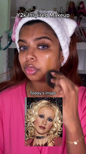 Smokey Y2k inspired makeup 💎 part 2 of building the outfit is already up! #makeup #makeuptutorial #y2kmakeup #y2kaesthetic #y2kfashion #smokeyeye #glittermakeup