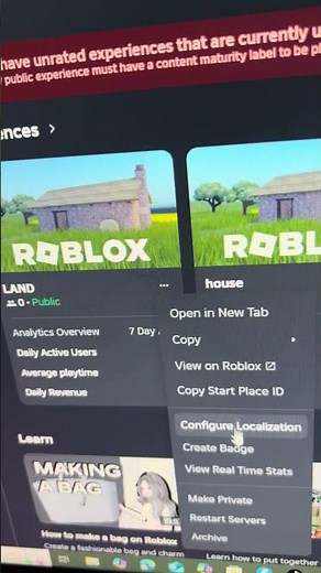 How to delete Roblox games you made