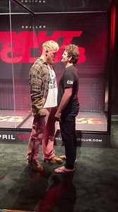 Ben Askren vs Jake Paul intense faceoff ends with Ben putting his hand in Jake’s face and Jake shoving him #Triller | Helen Yee Sports