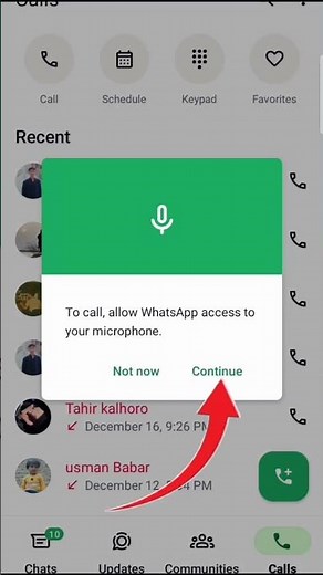 To Call Allow Whatsapp Access To Your Microphone Tap Settings Permissions And Turn Microphone Onto