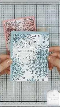 Quick & Easy Snowflake Cards ✨❄️ So Pretty for Winter!