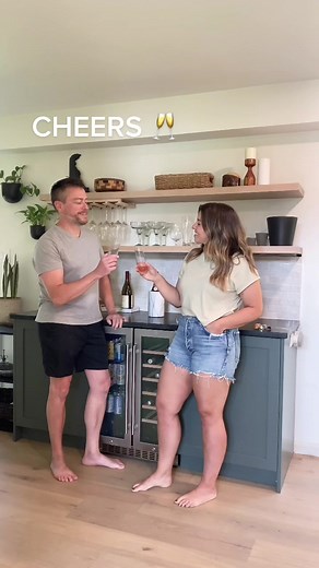 DIY DRY BAR #ikea #ikeabar #drybar #homebar #diy #diyproject