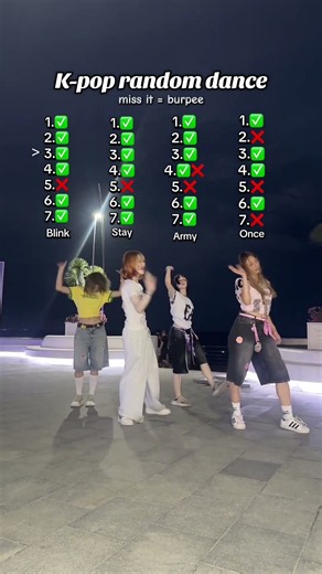 2/3 K-POP RANDOM DANCE💥 but if you miss it, you do a burpee 💀
