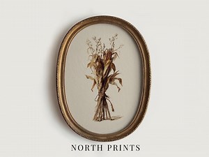 Rustic Corn Stalk Art Print, Autumn Country Farmhouse Decor, Neutral Harvest Wall Art, PRINTABLE Digital Download A-99 - Etsy
