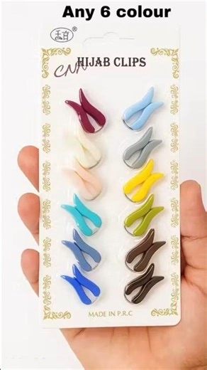 🖇️🧕hijab clip 📎 fancy hijab clip #hijabpin #clips #scarf