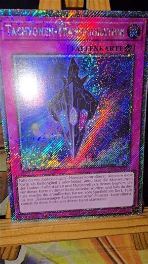 YU-GI-OH Tachyon Transmigration Platinum Secret Rare Quarter Century Stampede 2025