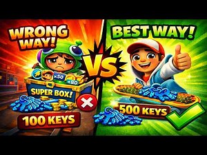 Best Way to Use Blue Keys (Stop Wasting Them!) Subway Surfers City