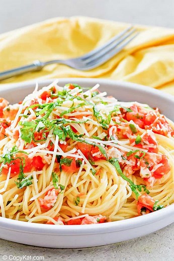 Olive Garden Capellini Pomodoro | Quick 15-Minute Pasta