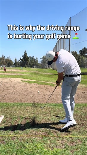 Hot take: range mats are making a lot of golfers worse. You can hit 50 “perfect” shots off a mat and still have zero control on the course. Why? Because mats forgive bad contact. They hide fat shots. They reward steep swings. They cover up terrible low-point control. Grass exposes everything. If you’re serious about improving, you need turf sessions where: • you control the bottom of the swing • you compress it clean • you see real ball flight distance gaps Mats are comfort. Grass is accountabil