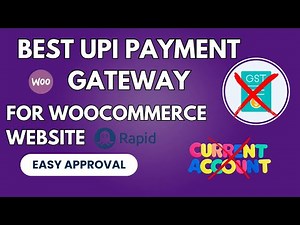 Best UPI Payment Gateway For Woocommerce Ft. knit pay and rapid Api - No GST No Docs Required