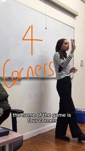 Classroom Game Ideas - 4 Corners