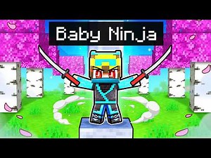 Playing as a BABY NINJA in Minecraft!