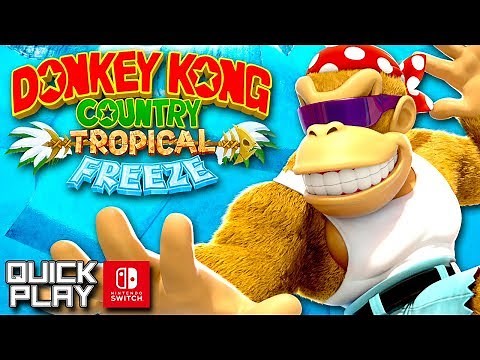 Donkey Kong Country Tropical Freeze Funky Mode! Nintendo Switch! (Quick Play)