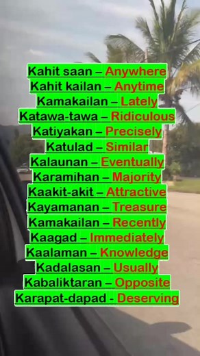 Learn Tagalog - English Vocabulary #learnenglish | english vocabulary