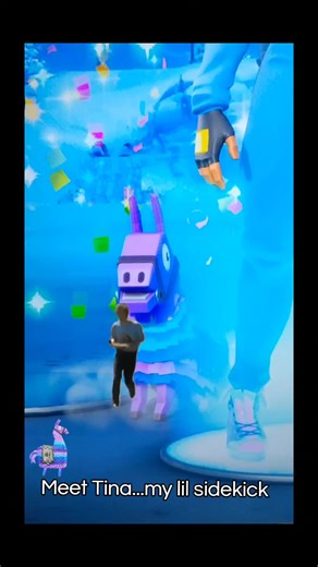I got a Lil Lootie sidekick llama when it was in the shop. I named her after Tina from Napoleon Dynamite. First name, Tina. Last name, Fatlard. She's the cutest! #girlgamer #lillootiesidekick #TinaFatlard #fortnite #capcut
