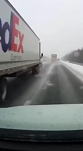 979K views · 1.1K reactions | Jackknifed Semi Blocks Highway as Icy...