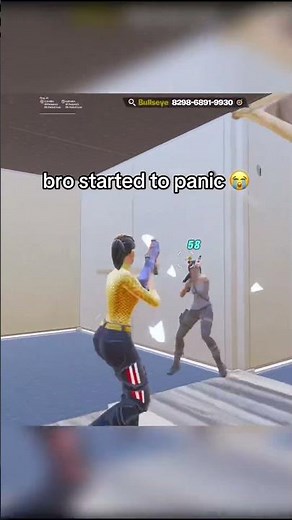 bro started to panic 😭