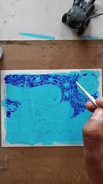 ¿Cómo pintar la NOCHE ESTRELLADA? 1a parte
