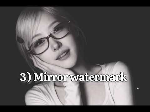 How to make 3 types of watermarks