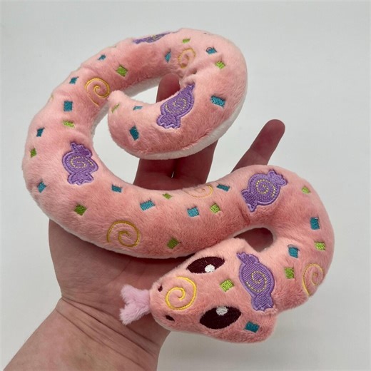 Candy Snake Beanie Plush - Premade - Etsy