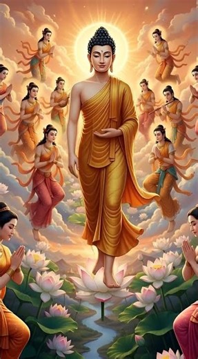 “The Buddha descended from the Tāvatiṃsa Heaven.”