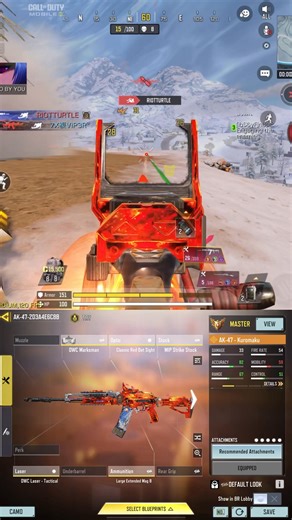 No Recoil AK47 long Range Best Gunsmith #CODMobile #AK47 #loadout | RCP Gaming Pro