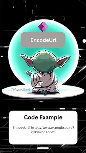 #PowerPlatformTip - 🌟EncodeUrl🌟 in PowerApps PowerFX Formula #shorts